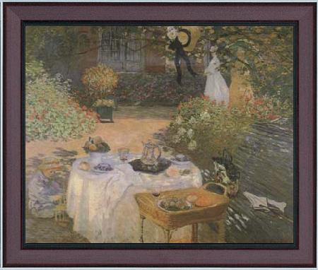 framed  Claude Monet The lunch (san27), Ta3078-1